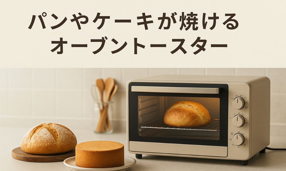 パンが焼けるオーブントースターのイメージ