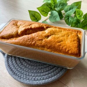 焼き上がったケーキ