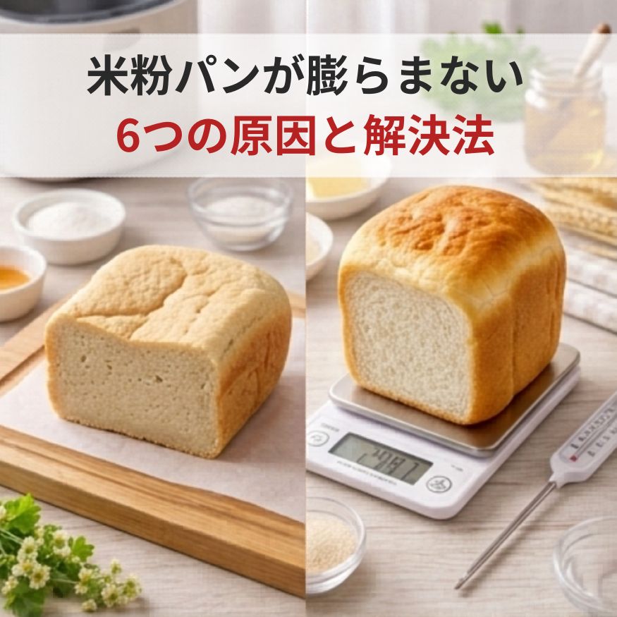 米粉パンと小麦パン