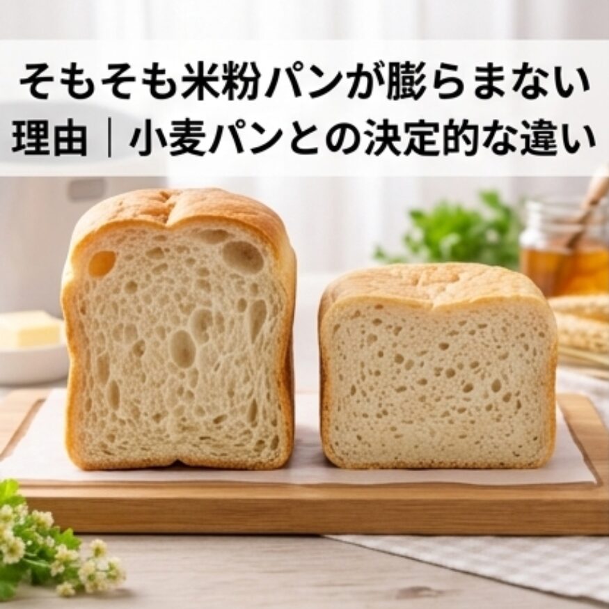 米粉パンと小麦パン